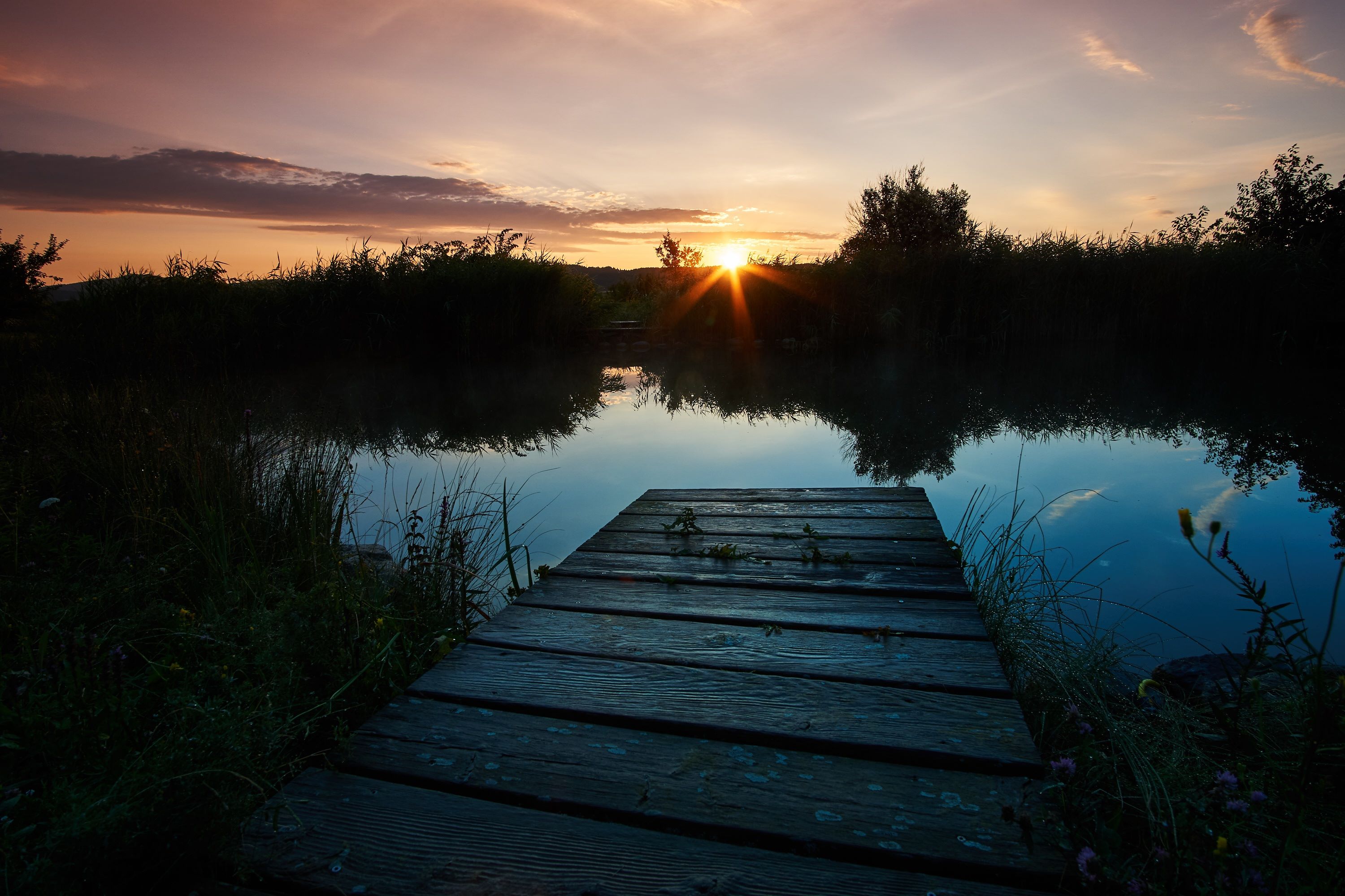 Sonnenaufgang im Burgenland