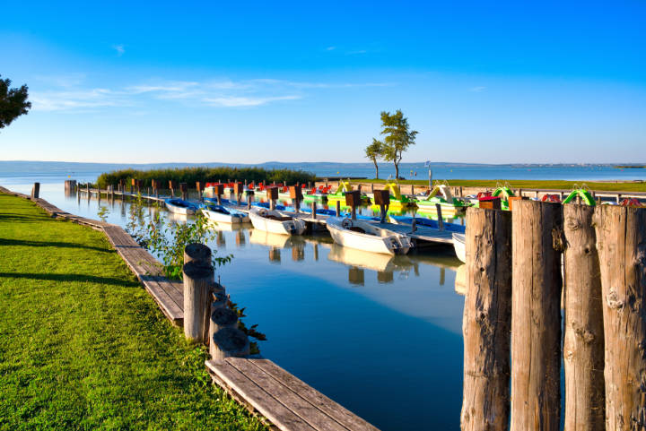 Tretboote in Podersdorf am Neusiedler See